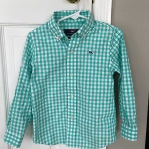 Vineyard Vines Boys Carleton Gingham Shirt 4T